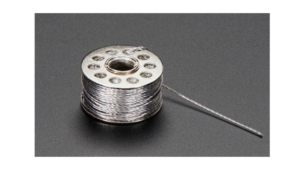 Stainless Medium Conductive Thread - 3 ply - 18 meters